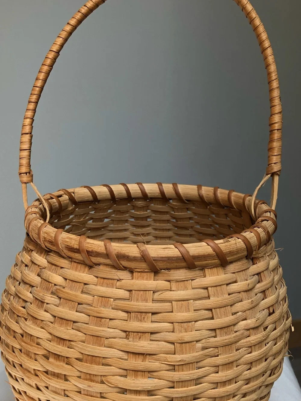Vintage woven wicker